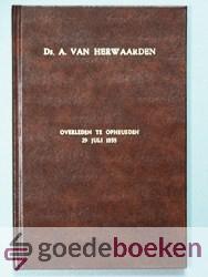 Ds. A. van Herwaarden, overleden te Opheusden 29 juli 1855