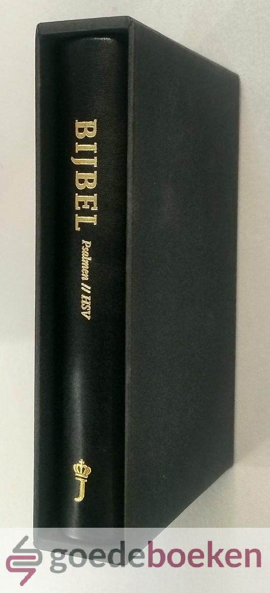 Bijbel HSV psalmen index zwart 12x18cm