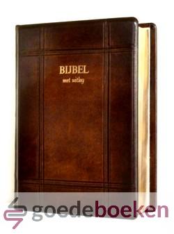 Bijbel met uitleg klein leer kloostermodel *nieuw*